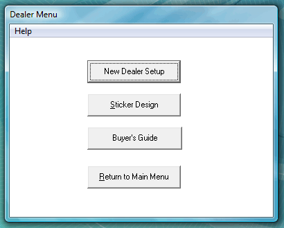 AutoPlus Dealer Screen