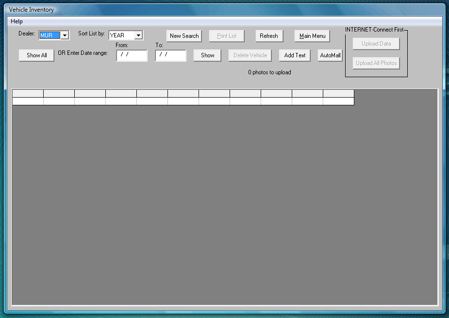 AutoPlus Vehicle Inventory
