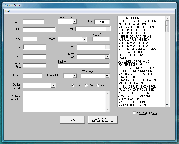 AutoPlus Checklist